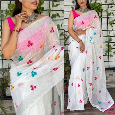 Atrangi By At Fancy Embroidered Saree Collection